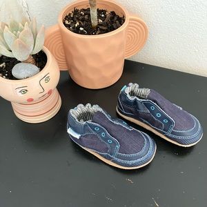 Robeez Boy Blue Soft Booties